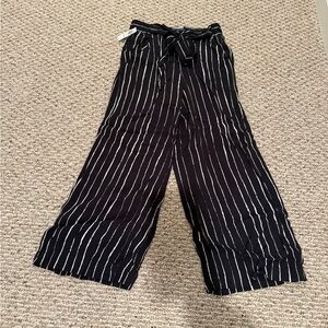 Wilfred Black Striped Dress Pants